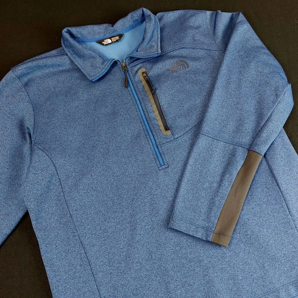The North Face Cugo  1/2 Zip Fleece Pullover Men's XLarge Blue